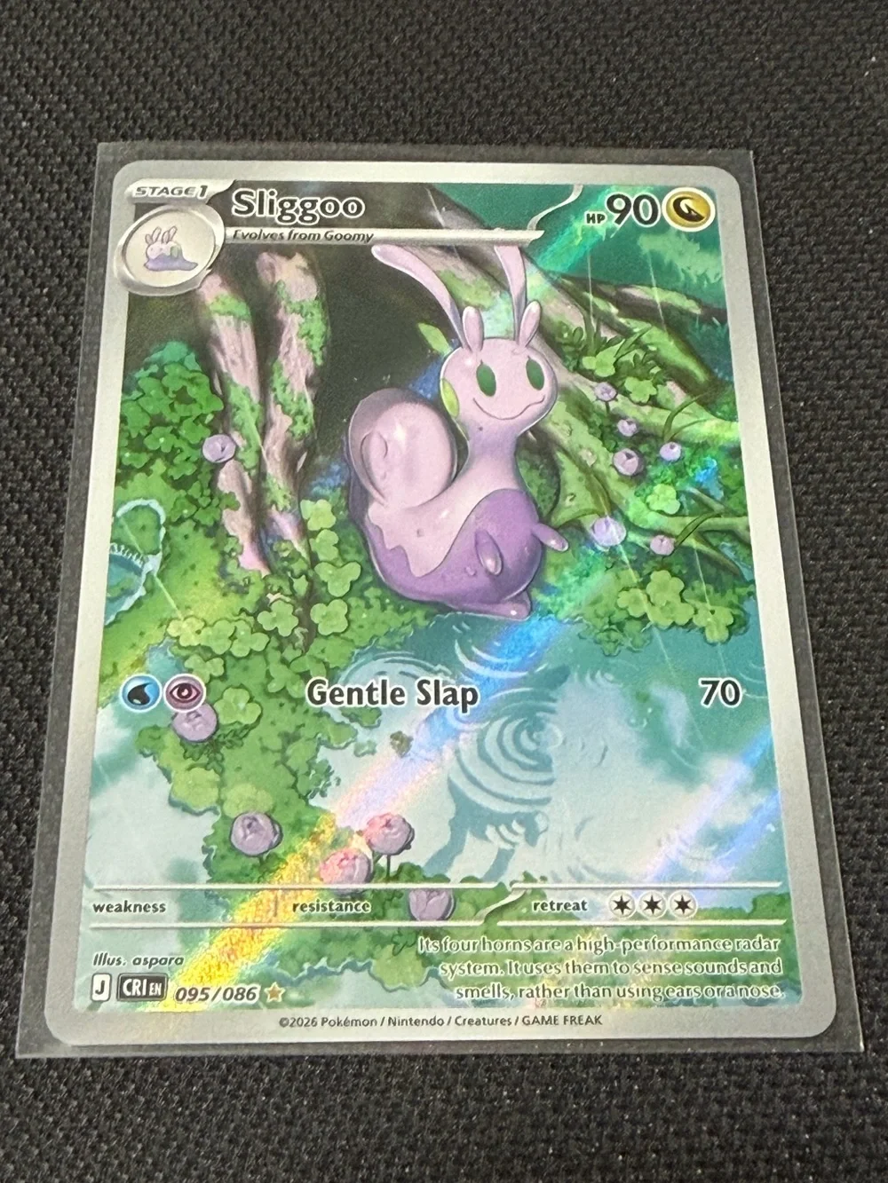 Pokemon Sliggoo 095/086 Chaos Rising Card